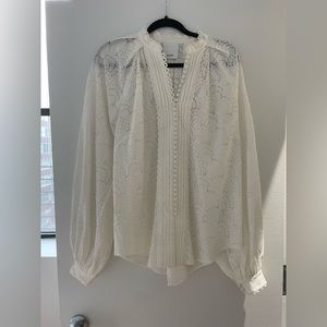 Acler Montana Blouse in white